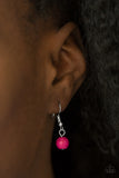 Paparazzi Paleo Princess - Pink-Necklace and matching Earrings
