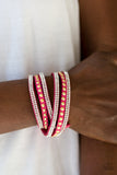 Paparazzi I BOLD You So! - Pink Bracelet