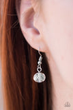 Paparazzi Power Trip - Pink Pearls - Silver Chain Necklace and matching Earrings