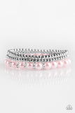 Paparazzi Perfect POSH-ture - Pink Pearl Bracelet