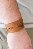 Paparazzi Cowboy Country - Brown - Leather Laces - Urban Bracelet