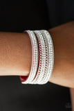 Paparazzi Dangerously Drama Queen Red Wrap Bracelet