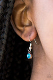 Paparazzi I Am Queen Blue Necklace and Matching Earrings - The Jewelry Box Collection 