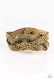 Paparazzi Nice Girls Finish Last - Brass Bracelet - The Jewelry Box Collection 