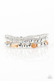 Paparazzi Babe-alicious - Brown Bracelet - The Jewelry Box Collection 