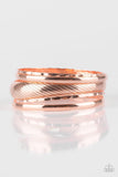 Paparazzi Boss of Boho - Copper Bangle Bracelets - The Jewelry Box Collection 