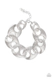 Paparazzi Casual Connoisseur - Silver Bracelet - The Jewelry Box Collection 