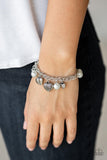 Paparazzi More Amour - Silver Bracelet - The Jewelry Box Collection 