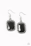 Paparazzi Downtown Dapper Black Earrings - The Jewelry Box Collection 
