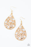 Paparazzi Glowing Vineyards - Gold Earrings
