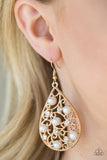 Paparazzi Glowing Vineyards - Gold Earrings