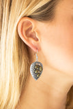 Paparazzi Wild Heart Wonder - Green Earrings