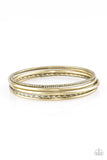 Paparazzi Mesa Mix - Brass- Brass Bracelet
