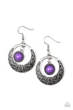 Paparazzi Wandering Waikiki - Purple Earring