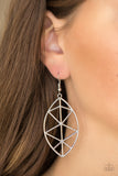 Paparazzi Unbreakable - Silver Earrings