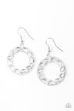 Paparazzi Global Glow White Earrings