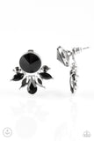 Paparazzi Radically Royal - Black Post Earrings