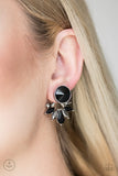Paparazzi Radically Royal - Black Post Earrings