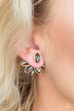 Paparazzi Fanciest Of Them All Gold Post Earrings