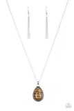 Paparazzi On The Home FRONTIER - Brown Necklace and Matching Earrings