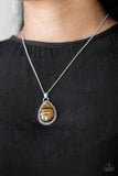 Paparazzi On The Home FRONTIER - Brown Necklace and Matching Earrings