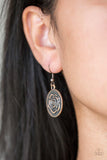 Paparazzi Beautifully Belle Copper Necklace and Matching Earrings - The Jewelry Box Collection 