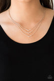 Paparazzi Pretty Petite - Rose Gold Necklace - The Jewelry Box Collection 