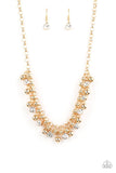 Paparazzi Wall Street Winner - Gold Necklace - The Jewelry Box Collection 
