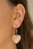 Paparazzi Necklace Look Into Your Heart - Gold