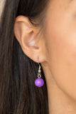 Paparazzi Friday Night Fringe - Purple Necklace - The Jewelry Box Collection 