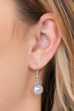Paparazzi The more the Modest Silver Pearls - Silver Chain Necklaces and matching Earrings
