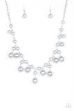Paparazzi Soon To Be Mrs.Silver Necklace and matching Earrings