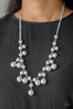 Paparazzi Soon To Be Mrs.Silver Necklace and matching Earrings