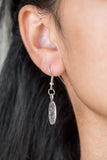 Paparazzi Walk The Plank - Silver Necklace and matching Earrings