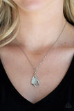 Paparazzi Tell Me A Love Story - White Necklace - The Jewelry Box Collection 