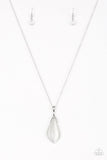 Paparazzi Friends In GLOW Places - White Necklace - The Jewelry Box Collection 