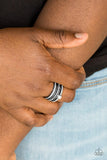 Paparazzi The Dealmaker - Black Ring - The Jewelry Box Collection 