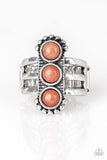 Paparazzi Rio Trio Orange Ring - The Jewelry Box Collection 