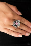 Paparazzi Glowing Gardens - Pink Ring - The Jewelry Box Collection 