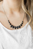 Paparazzi Maui Majesty - Black - Necklace and Matching Earrings