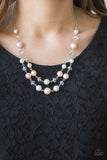 Paparazzi The Princess BRIDESMAID - Pink Pearls - Necklace and matching Earrings