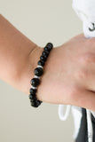 Paparazzi Radiantly Royal - Black Pearl - Bracelet