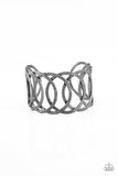 Paparazzi Circa de Contender - Black Bracelet - The Jewelry Box Collection 