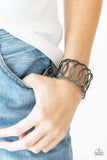 Paparazzi Circa de Contender - Black Bracelet - The Jewelry Box Collection 