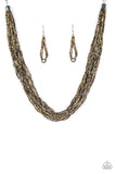 Paparazzi The Speed of STARLIGHT - Multi - Seed Beads - Necklace and matching Earrings - The Jewelry Box Collection 