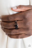Paparazzi Born To Rule - Copper Ring - The Jewelry Box Collection 