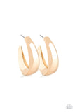 Paparazzi Gypsy Belle - Gold - Post Hoop Earrings