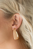 Paparazzi Gypsy Belle - Gold - Post Hoop Earrings