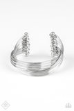Paparazzi Urban Glam - Silver - Cuff Bracelet - Fashion Fix / Trend Blend