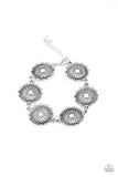 Paparazzi Funky Flower Child White Bracelet - The Jewelry Box Collection 